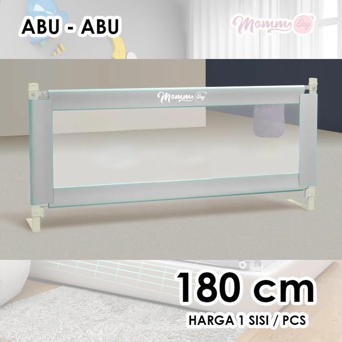 Gambar Bedrail Bedguard Fence Pembatas Pengaman Pagar Kasur Ranjang Baby Mommy Jay - C180-ABU dari SUPERMASSIVE INDONESIA undefined Tokopedia
