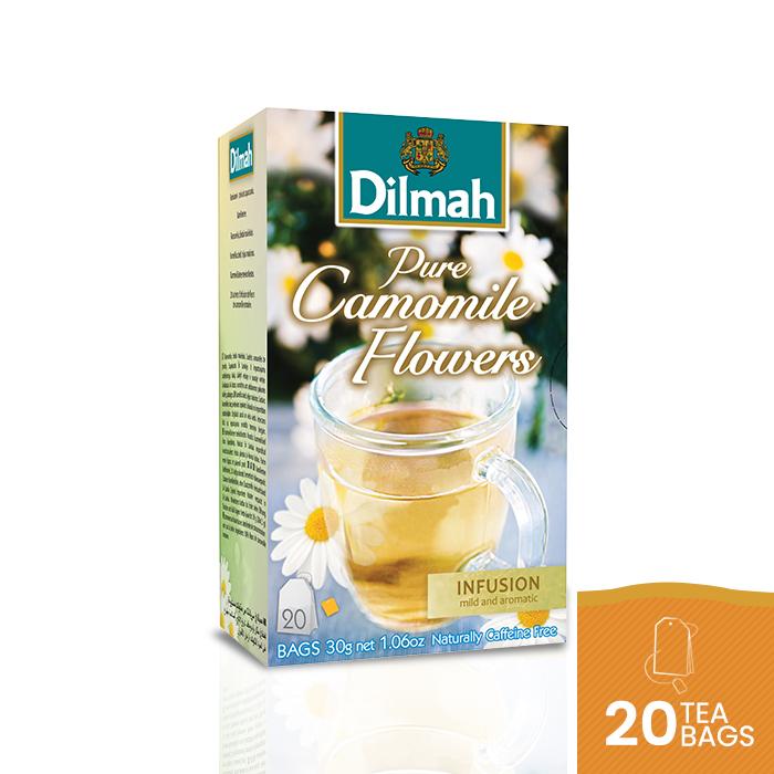 Gambar Dilmah Pure Camomile Flowers Tea - Teh Celup Infusion - Tag Tbag 20s dari Drishop Official undefined Tokopedia
