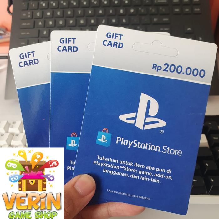 Games Playstation Network Card Ps4 PSN Card Playstation IDR