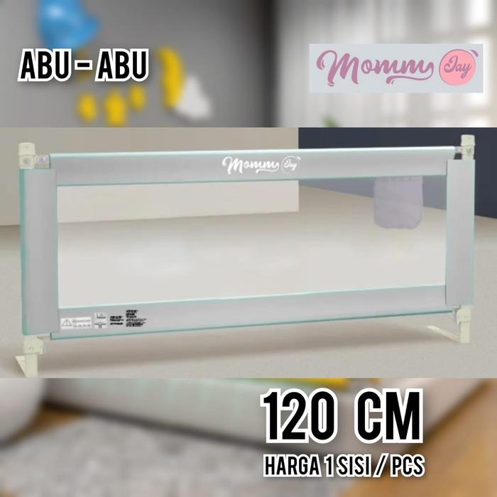 Gambar Bedrail Bedguard Fence Pembatas Pengaman Pagar Kasur Ranjang Baby Mommy Jay - C120-ABU dari SUPERMASSIVE INDONESIA undefined Tokopedia