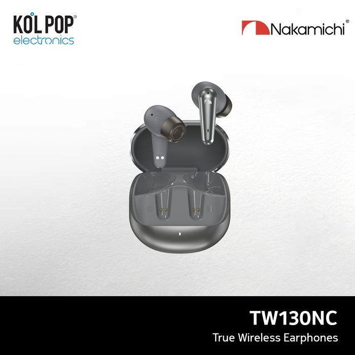 Gambar Nakamichi TW130NC ANC True Wireless Earphone Bluetooth Earphone - Dark Grey dari Koolpop Electronics undefined Tokopedia