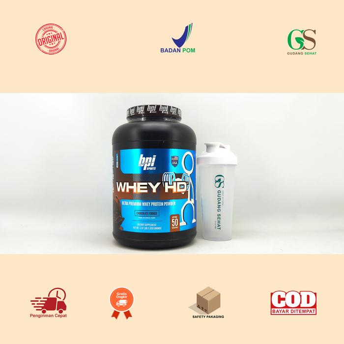 Jual Manado BPI Sports Whey HD lbs 1,85 Kg Whey Protein Free