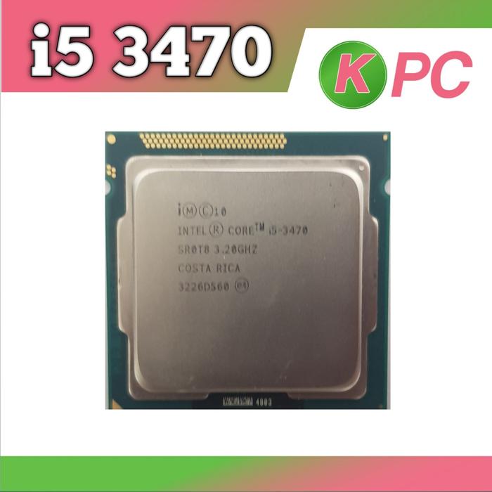 HOT Ghz Intel Core I5 3470 Socket 1155 Intel Core I5 3470 Tray