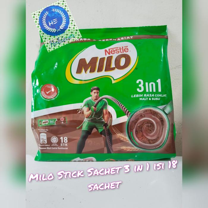 Gambar MILO STICK SACHET 3 IN 1 ISI 18 SACHET dari hoki2store undefined Tokopedia