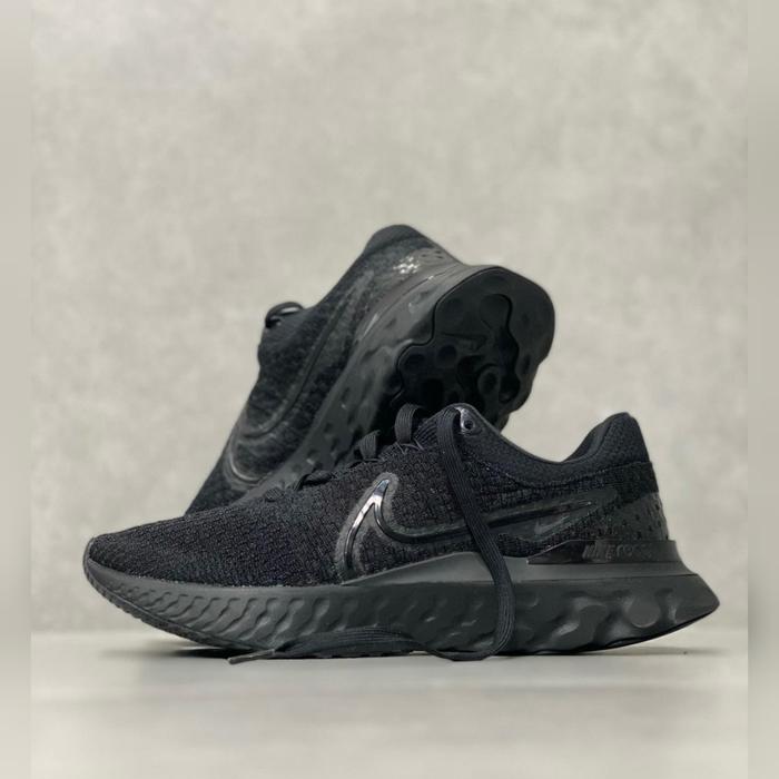 Jual Sepatu React Infinity Run Flyknit Black 39 Kota