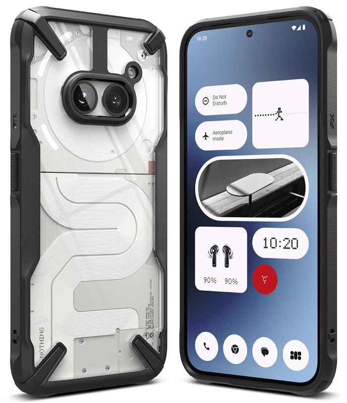 Gambar Case Nothing Phone (2a) Ringke Fusion X Shockproof Casing - Black dari GET-WID undefined Tokopedia