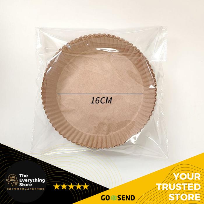 Gambar PAPEROAST Alas Air Fryer Disposable Paper Liner Waterproof - Softcover, 25 Pcs Coklat dari TheEverythingStoreID undefined Tokopedia