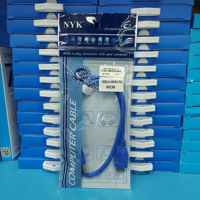 Gambar Kabel USB 3.0 AM to Micro B 60cm 60 cm USB3.0 to MicroB Cable - 50cm dari Click & Go Tokopedia undefined Tokopedia