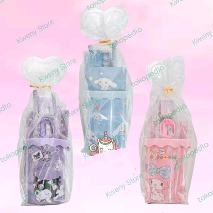 Gambar READY STOCK Alat tulis set kuromi alat tulis set cinnamorol stationery - pink dari Rumah Hijrah789 undefined Tokopedia