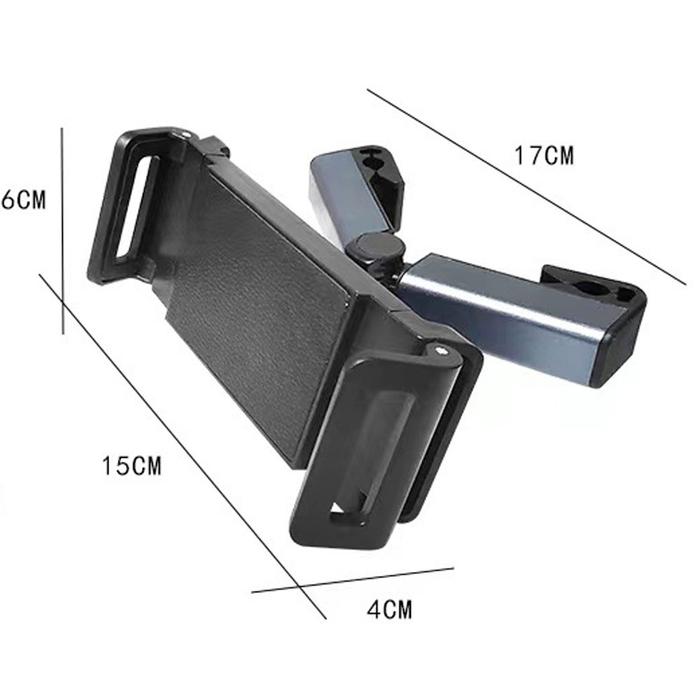 Gambar Car Backseat Headrest Phone Holder HP Tablet iPad Back Seat Mobil - YQA25 dari Luxuitems undefined Tokopedia