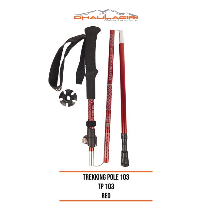 Gambar Dhaulagiri trekking pole 103 - Merah dari Dhaulagiri Official Store undefined Tokopedia