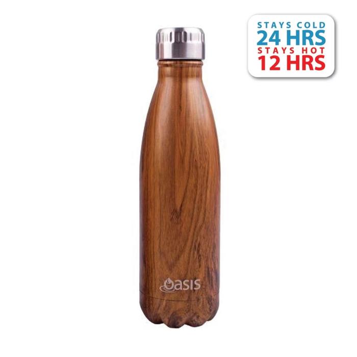Gambar OASIS Stainless Steel Insulated Water bottle 500ml/tumbler botol minum stainless - Teak dari Thesgstuffs undefined Tokopedia