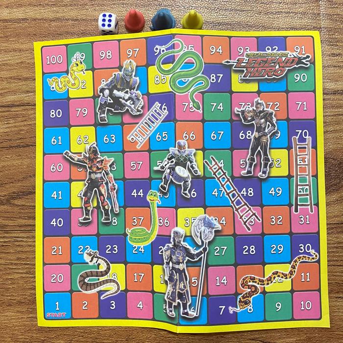 Gambar Mainan Ular Tangga Kertas Plastik Snakes and Ladders Anak - Ular Tangga ECO dari Event Supplies undefined Tokopedia