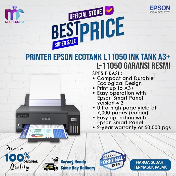 Gambar Printer Epson EcoTank L11050 ( Penngganti L1300) A3+ L-11050 Original dari Multifungsi Online undefined Tokopedia