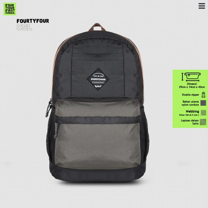Gambar ESENBO CSL - Tas Ransel Pria Casual Esenbo - Backpack Pria Casual - Green dari ESENBO.id undefined Tokopedia