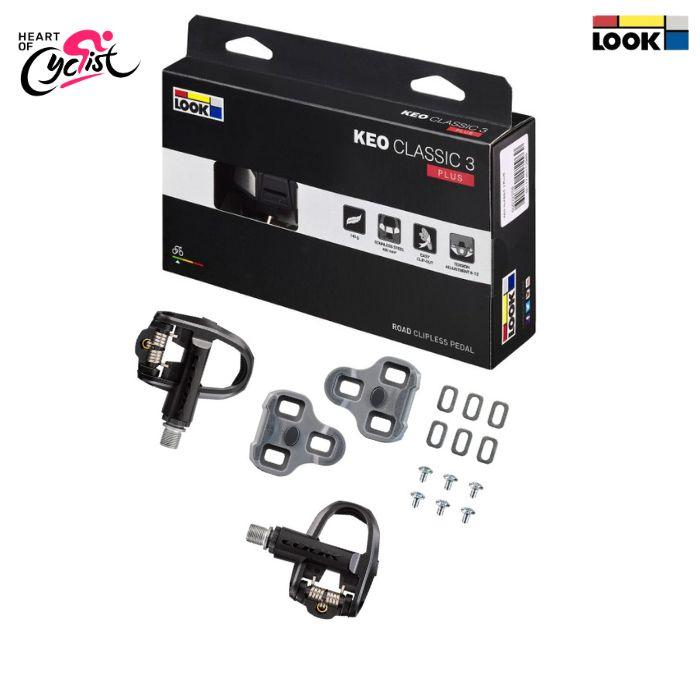 Jual Pedal Look Keo Classic PLUS Black dengan Cleat Tensi sd