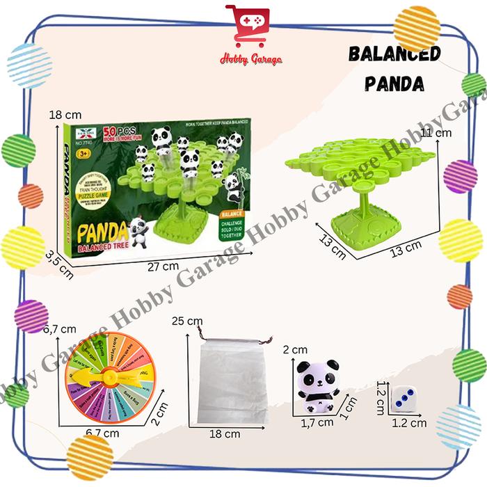 Gambar Mainan Balanced Tree Frog Edukasi Anak Pohon Keseimbangan Kodok Katak - Panda dari Hobby Garage_NEW undefined Tokopedia