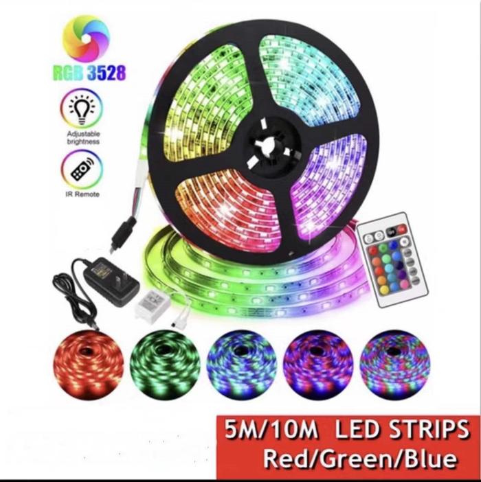 Gambar LAMPU LED STRIP 2835 5M IP65/ip33  RGB LAMPU HIAS Warna Warni - 2835 waterf rgb dari TOKO GROSIR LED undefined Tokopedia