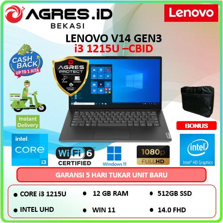 Gambar LENOVO V14 G3 IAP I3 GEN 1215GU 12GB 256SSD W11 14.0FHD GARANSI RESMI - Unit + Free AGP, 4Gb/256ssd W11 dari Agres ID Bekasi undefined Tokopedia