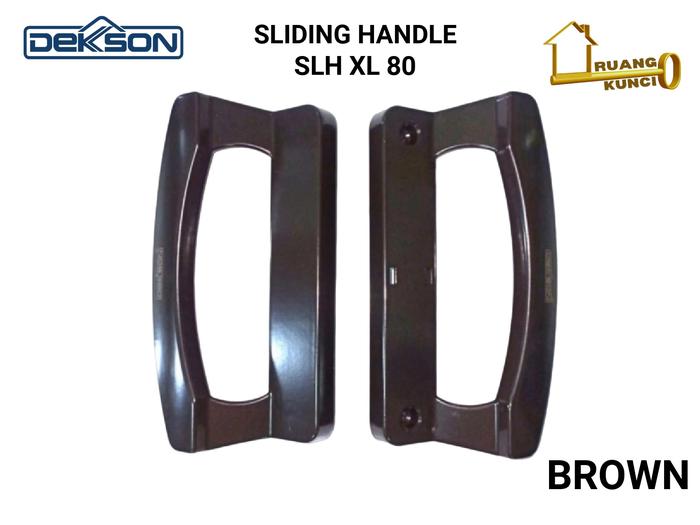 Gambar Handle Pintu Sliding Aluminium Dekkson XL 80 Tarikan Pintu Geser - BROWN dari Ruang kunci undefined Tokopedia