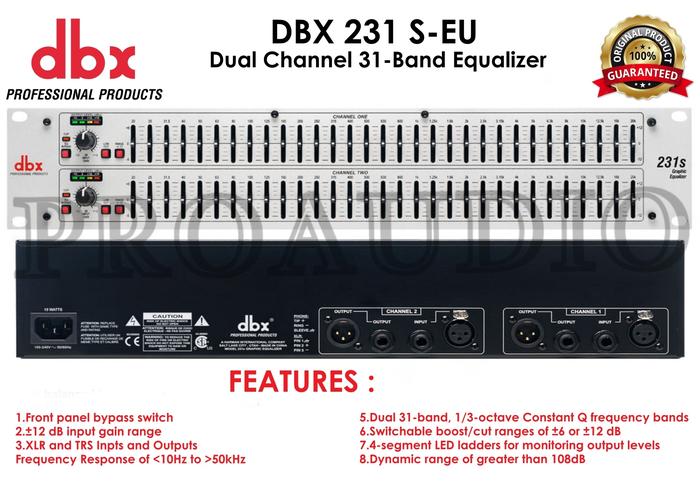 Jual EQUALIZER DBX 231 S - EU / 231S - EU / 231 S-EU / 231S-EU / 234XL ...