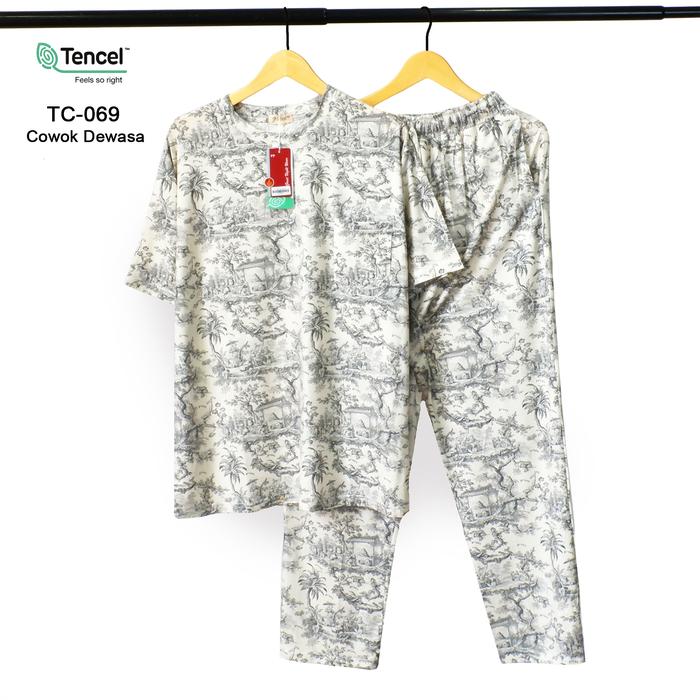 Gambar GREET NIGHT WEAR - Baju Tidur Cowok TENCEL Modal : TC- / PP L - XL MIX (1) - TC-069, SIZE L dari greetnightwear undefined Tokopedia