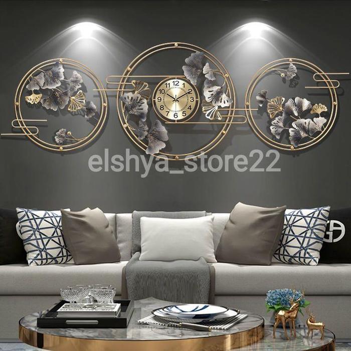 Gambar Termurah !! BEST SELLER JAM DINDING QUARTZ 3D MODEL LUXURY MODERN - 1set A, Import dari VANESSA STORE ID undefined Tokopedia