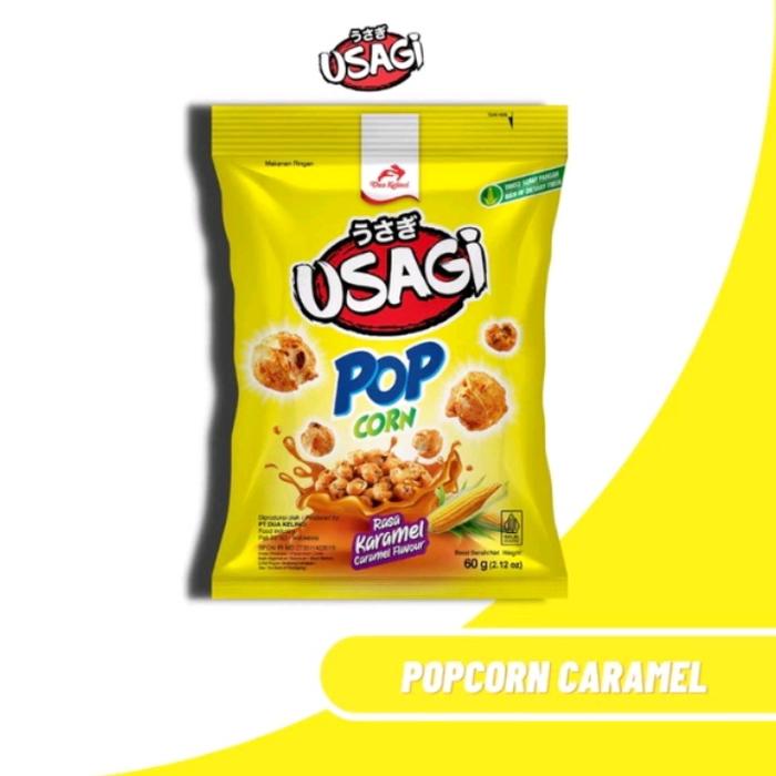 Gambar Usagi Puff Caramel 60gr / Pouch 80gr - DK Usagi Popcorn Caramel - Popcorn 60gr dari sertamart undefined Tokopedia