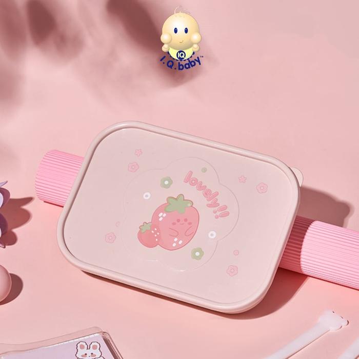 Gambar I.Q. Baby Lunch Box Motif Buah Kotak Bekal Tempat Makan 5 Sekat 6715 - Pink dari Mae Bebe undefined Tokopedia