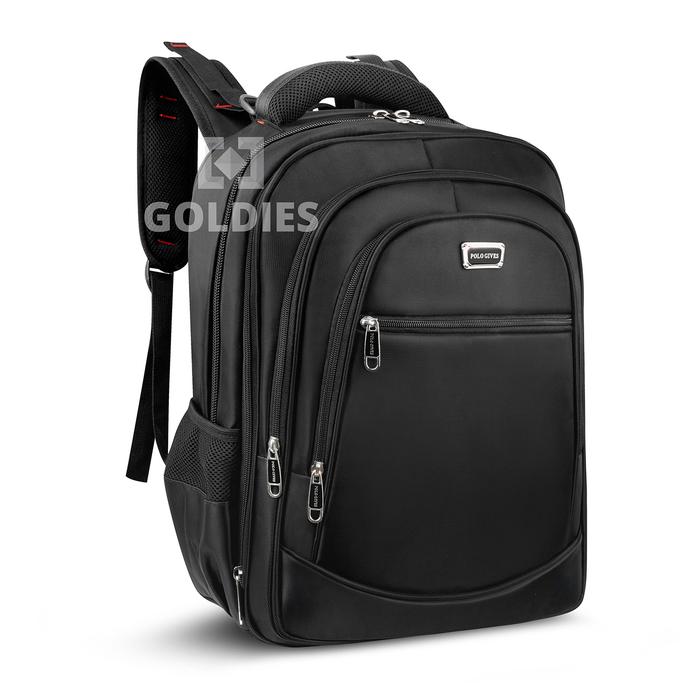 Gambar Tas Punggung Laki-Laki / Ransel Kantor Pria wanita / Ransel Laptop - Black dari Goldies fashion undefined Tokopedia