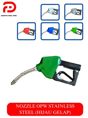 Gambar Nozzle Nosle OPW Stainless Steel (SPOT KUNIGAN DAN STAINLESS) 100% SPBU Pertamina Pertashop - hijau tua, KUNINGAN dari Ghoniyyun petrol teknik undefined Tokopedia