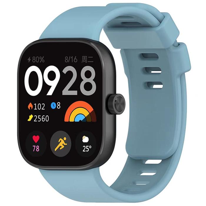 Gambar Strap Redmi Watch 4 Silicone Tali Pengganti Xiaomi Redmi Watch 4 Bahan Silicone - Biru Muda dari StrapSmartwatch_NEW undefined Tokopedia