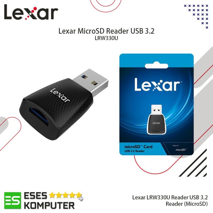 Gambar Card Reader Lexar LRW330U MicroSD USB 3.2 dari ESES Komputer Tasikmalaya undefined Tokopedia