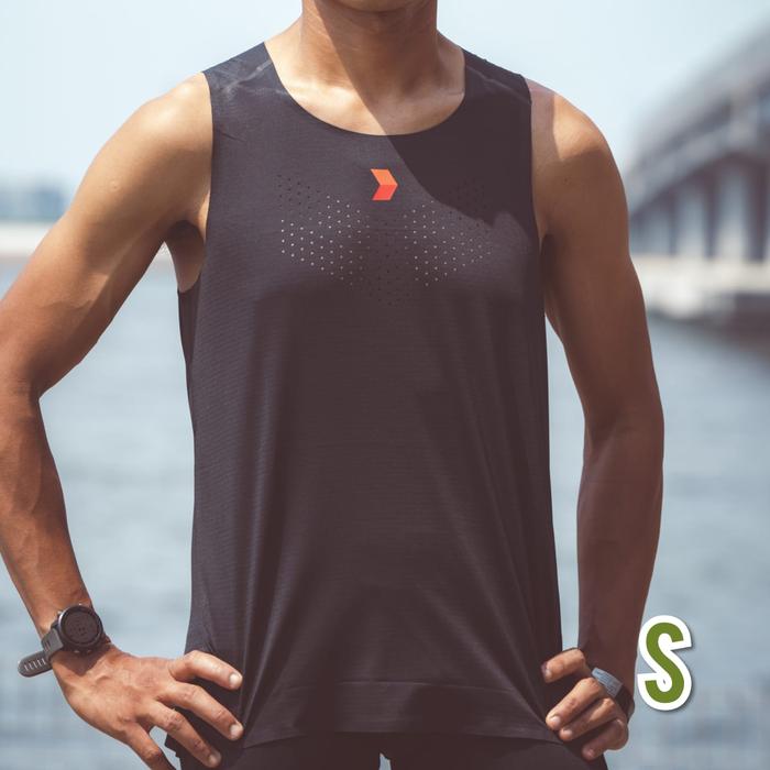 Gambar RIVAL Running Gym Jersey Lari Elite Tank Men Black ETMB03 - M dari RivalActive undefined 4 Tokopedia