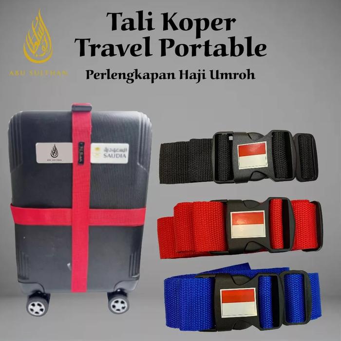 Gambar Tali koper Haji Umrah, Tali Koper Traveling, Pengaman Koper Traveling Haji Umrah, Sabuk Pengaman Tas Koper, Sabuk Pengaman Koper Serba Guna - Merah dari HUSNUZON undefined Tokopedia