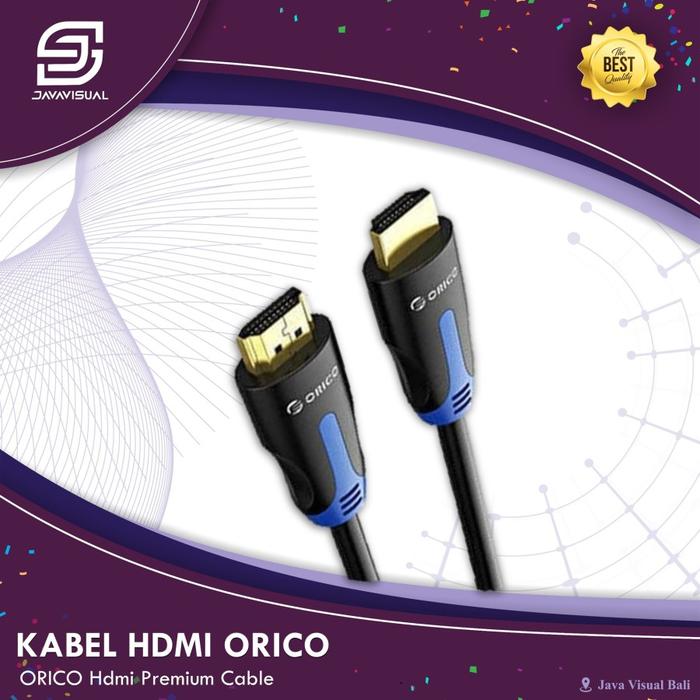 KABEL HDMI ORICO 1METER HM14-10-BK - Gold Plated HDMI Cable 1 Meter