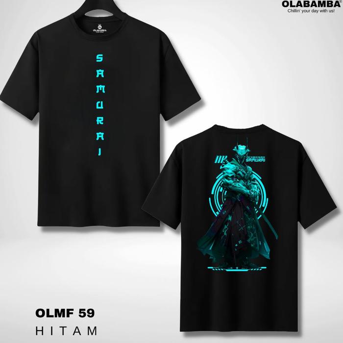Gambar Kaos Pria Wanita Baju Distro Cyberpunk Samurai Futuristic 2.0 Baju - OLMF 59 HITAM, S dari indulgensi id undefined Tokopedia