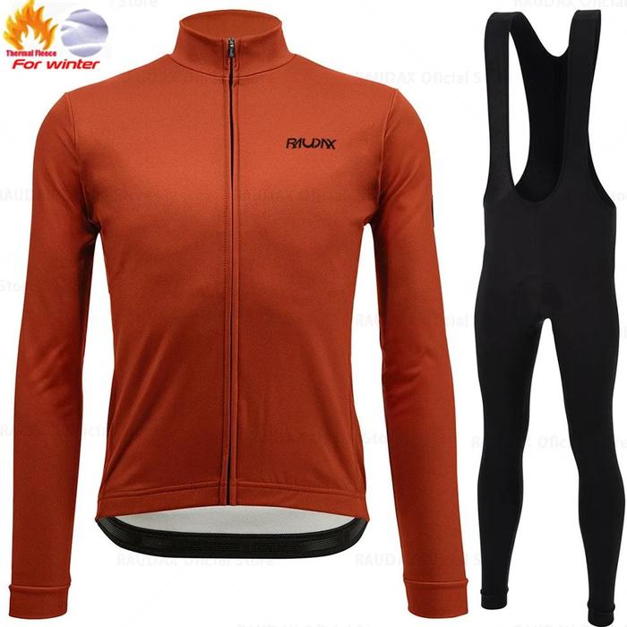 Gambar Winter Cycling Jersey 2023 Sports Team Raudax Winter Thermal Fleece dari COSMO GLAMS undefined Tokopedia