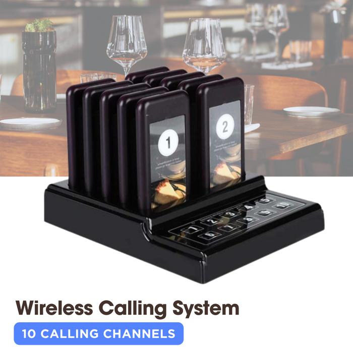 Gambar Wireless Calling System Mesin Antrian Cafe Restoran 16Call Pager Alarm - 10 CALLING dari WATCHFORYOU Official undefined Tokopedia