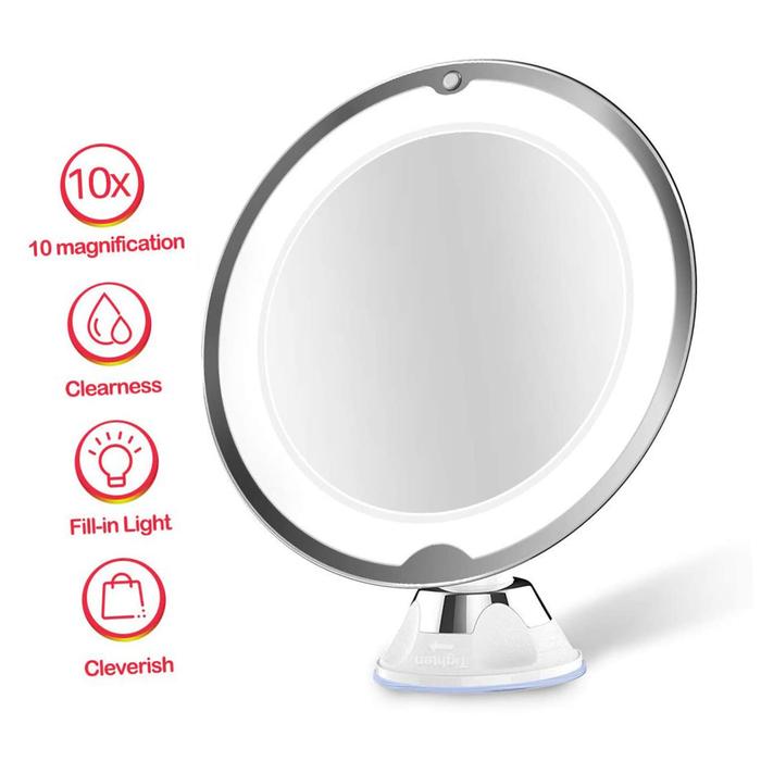 Gambar Cermin MakeUp Lampu LED Kaca Rias Meja Pembesar 10X Fleksibel dari UD Jaya Grosir undefined Tokopedia