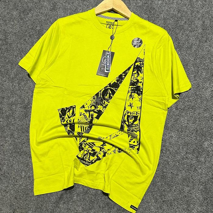 Gambar BAJU KAOS PRIA VOLCOM SUPER PREMIUM SURFING DISTRO KV1360 - 1, L dari 26AP undefined 3 Tokopedia