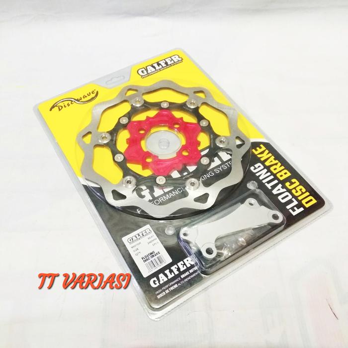 Gambar Disc Piringan Cakram Depan Beat - Scoopy - Vario 125 GALFER 260MM - Red dari TT Variasi undefined Tokopedia