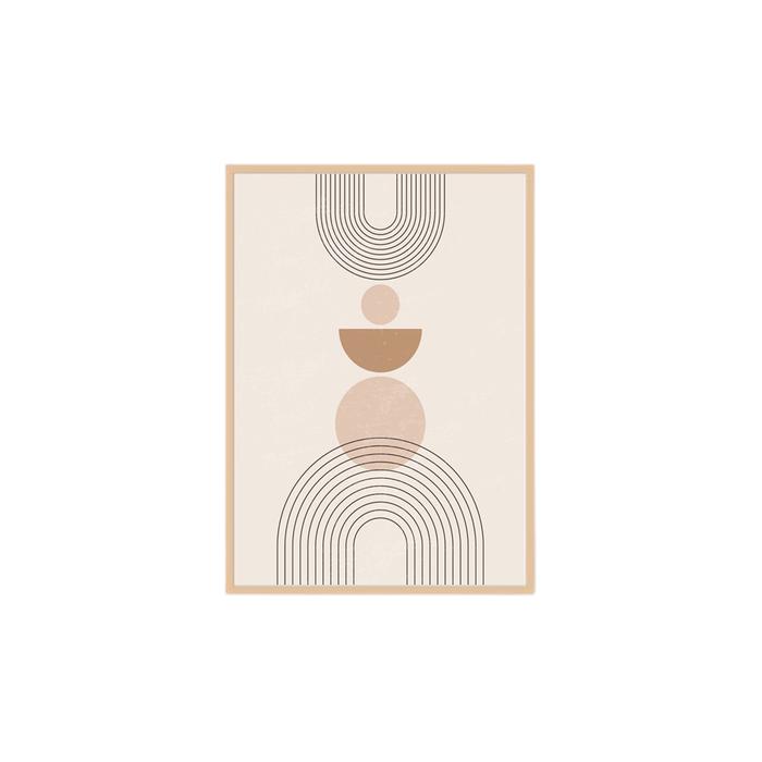 Gambar Home decor pajangan Dinding wall decor Ruang Tamu Minimalis aesthetic best seller  frame - Wall Decor gold design Hiasan dinding Gold dan hitam putih kayu natural elegant wall decor ruang tamu lukisan kanvas bingkai frame A3 hiasan dinding dapur laundry - AM-01, 34x46cm Natural dari NuanArtDecor undefined Tokopedia