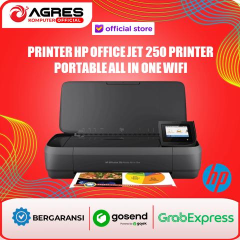 Gambar Printer HP Office Jet 250 Printer Portable All In One Wifi dari Agres Komputer Official undefined Tokopedia