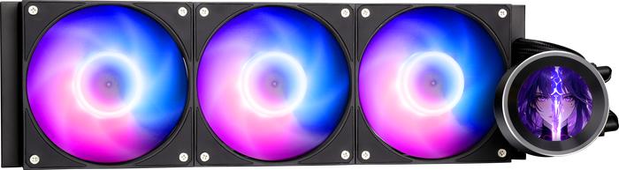 Gambar KYO SAMA XW360PLUS 2.8" inch ARGB AIO Liquid Cooling LCD DISPLAY AIO 360mm - BLACK dari KYO Indonesia_NEW undefined Tokopedia