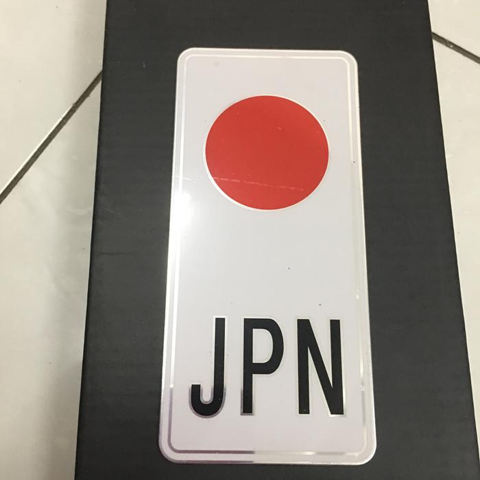 Gambar Peneng plat JPN matahari dan bendera JDM style emblem Japan Jepang aluminium - Bendera JPN dari Mugen Sen undefined Tokopedia