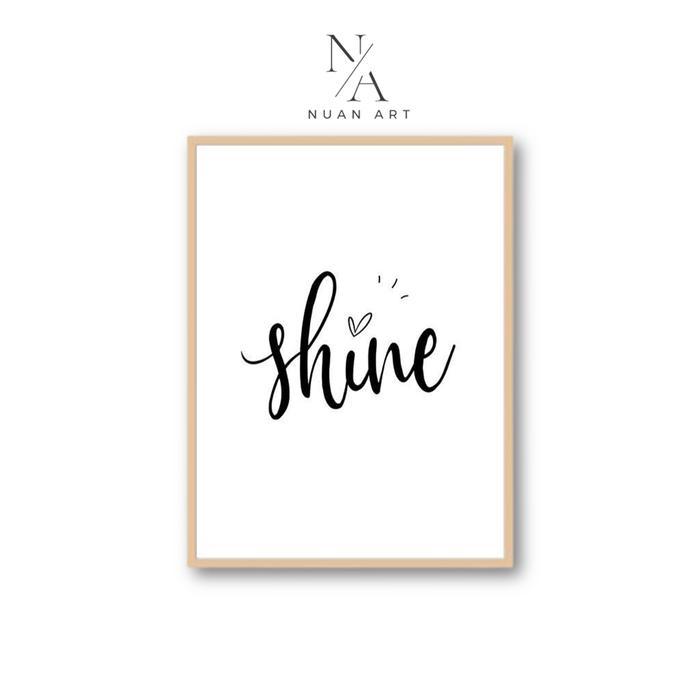 Gambar home decor dekorasi hiasan dinding Ruang Tamu Minimalis Home decor  Ruang Tamu Minimalis pajangan Dinding poster art design wall decor aesthetic best seller  frame - Wall Decor   kertas print gold Hiasan dinding Gold dan hitam putih kayu natural - AU-01, 34x46cm Natural dari NuanArtDecor undefined Tokopedia