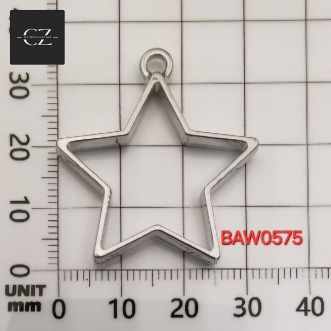 Gambar Bezel liontin berongga bentuk pentagram warna gold/silver - Silver575 dari carestazafeli undefined Tokopedia