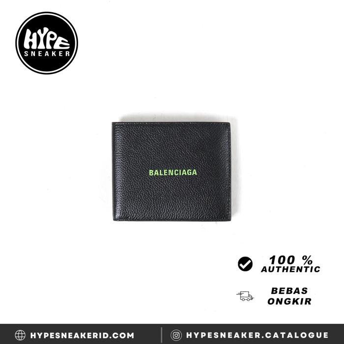 Gambar Dompet BALENCIAGA TEXT LOGO GREEN BLACK WALLET 100% ORIGINAL - 12X9CM dari HYPESNEAKER.IDN undefined Tokopedia