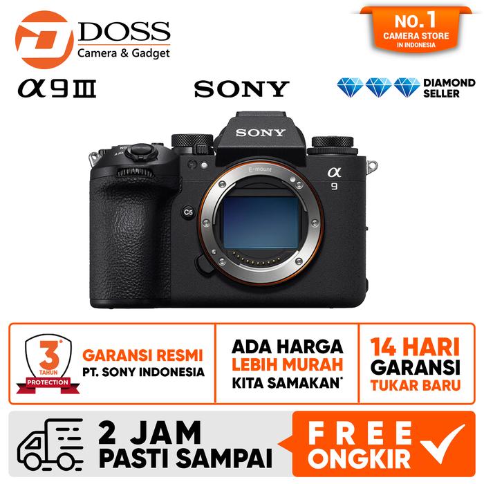 Gambar Sony A9 III Body Only Mirrorless Camera Alpha 9 III Sony A9III A 9M3 - StandardPackage dari DOSS Camera & Gadget undefined Tokopedia
